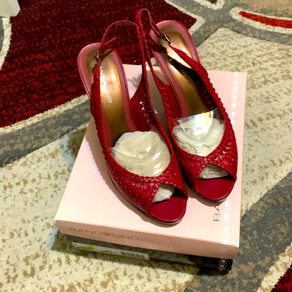 Red sandals